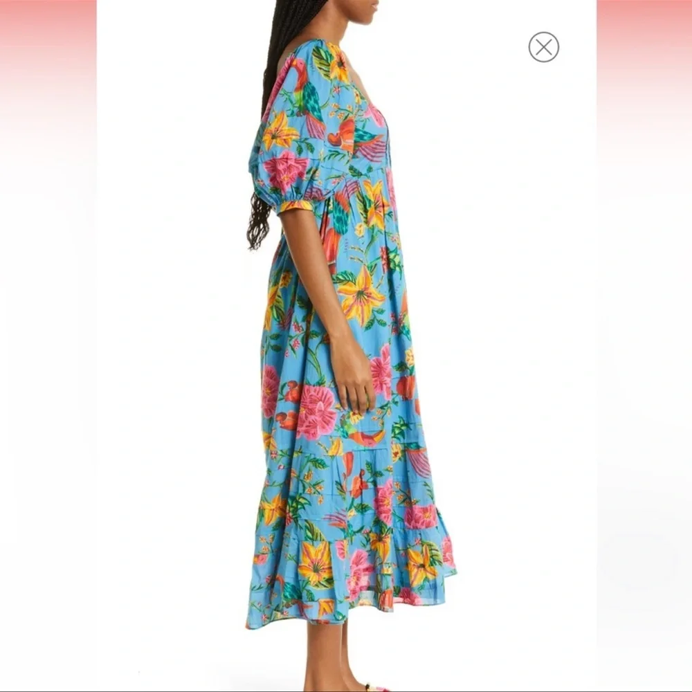 Farm Rio Toucans Midi Dress - Picture 3 of 6